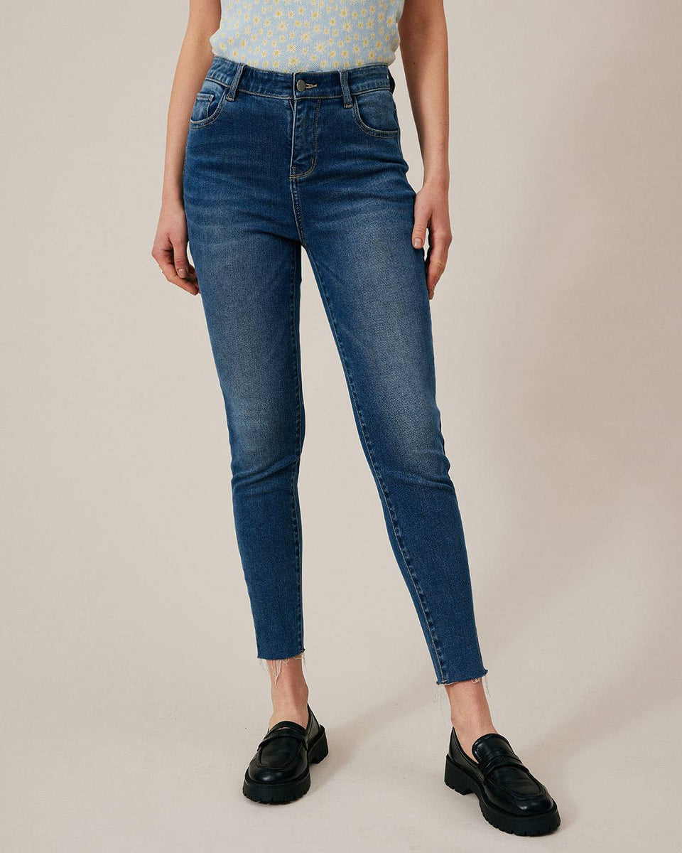 The Premium-fabric High-rise Skinny Jeans & Reviews - Blue - Denim