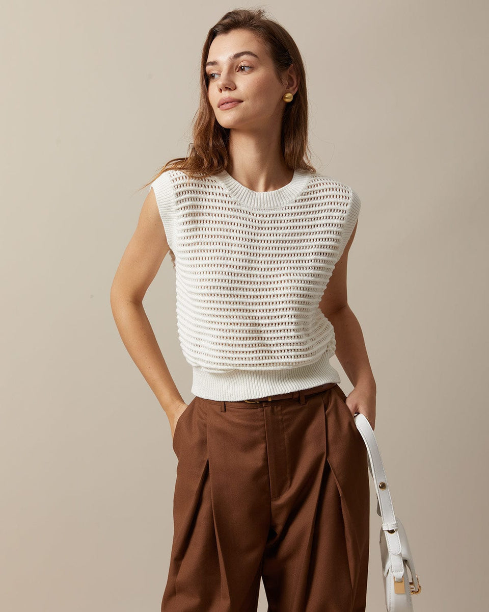Lucinda Beige Knit Top – Beginning Boutique NZ