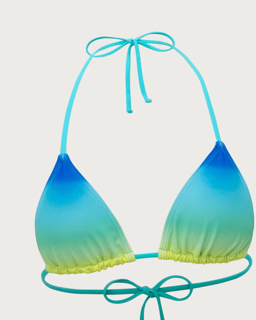 Blue Tie Dye Bikini Set