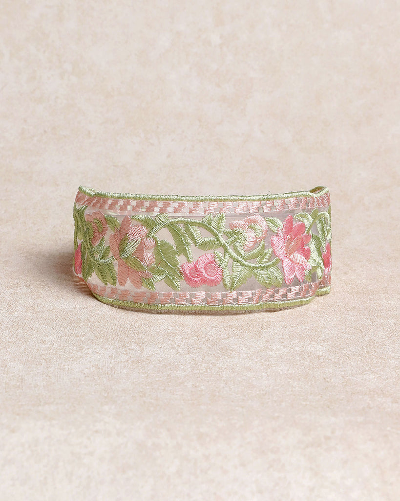 Pink Floral Headband