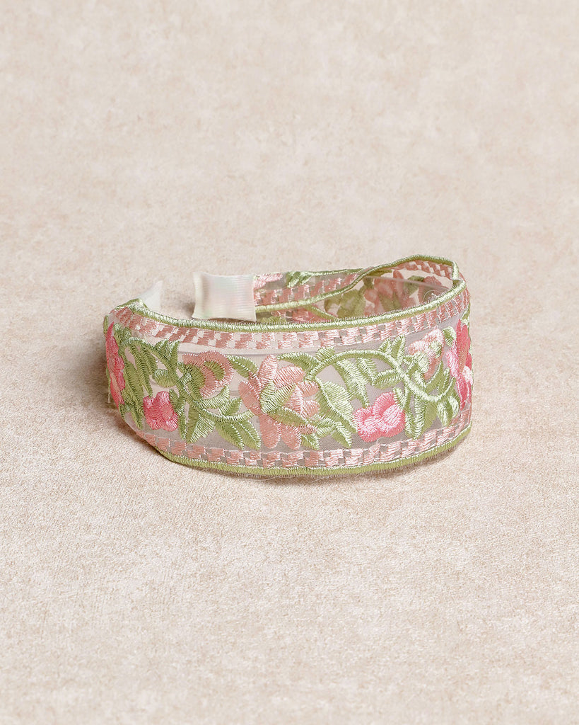 Pink Floral Headband