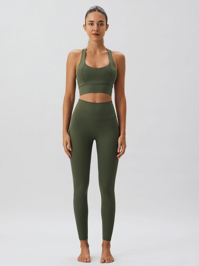 Green High Stretch Leggings