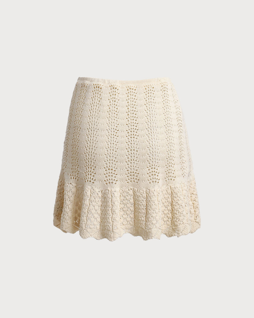 Women Knitted Polyester Skirts Bottoms - RIHOAS