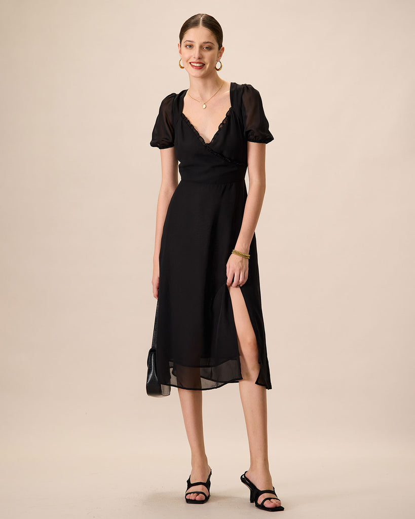 Women Woven Polyester Dresses Dresses - RIHOAS