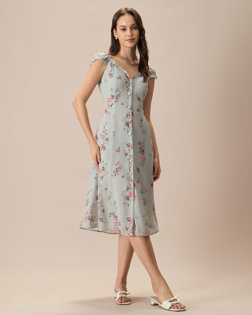 Women Woven Polyester Dresses Dresses - RIHOAS