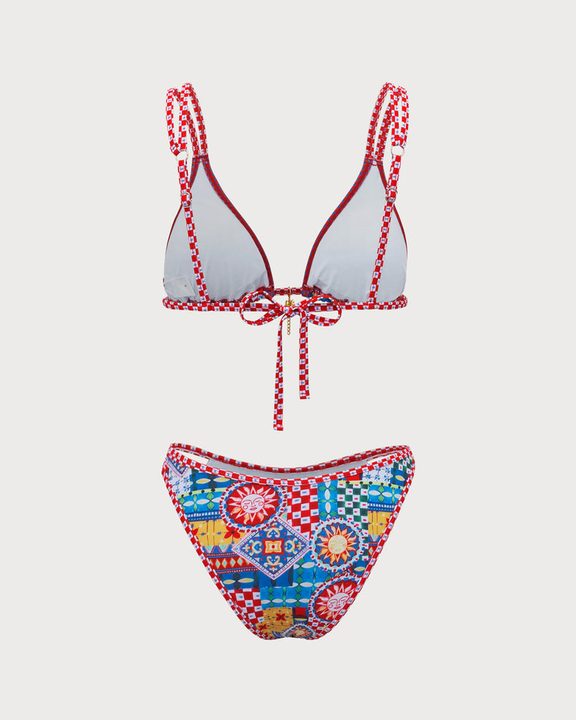 Bohemian Print Bikini Set