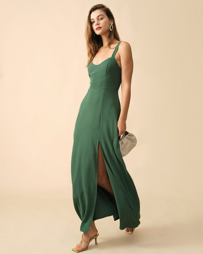 The Solid Color Maxi Dress - Women's Formal Maxi Dresses, Stylish Maxi ...