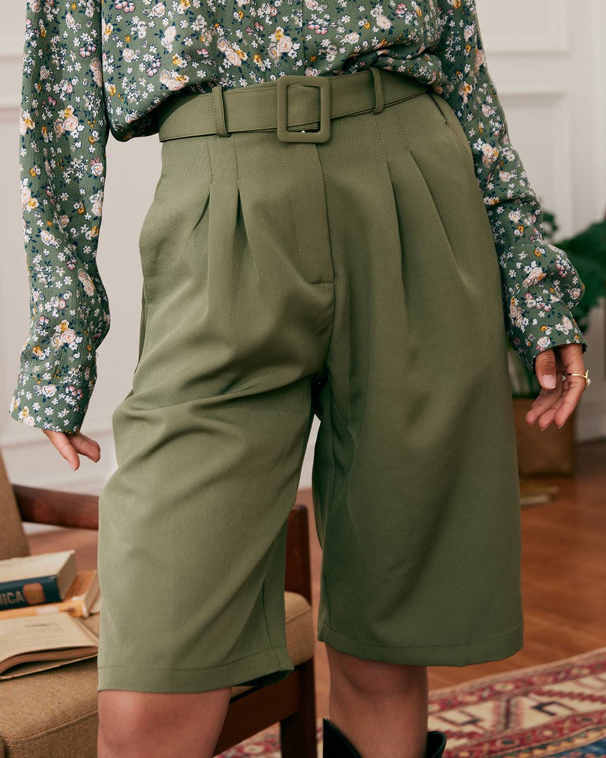 Womens Trousers Ladies Stretch Denim Knee Length Shorts Printed Trouser |  eBay