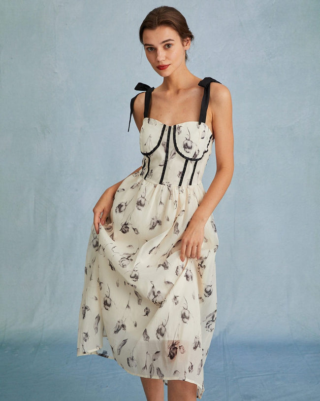 GB Floral Print Short Sleeve Side Slit Midi Dress | Dillard's