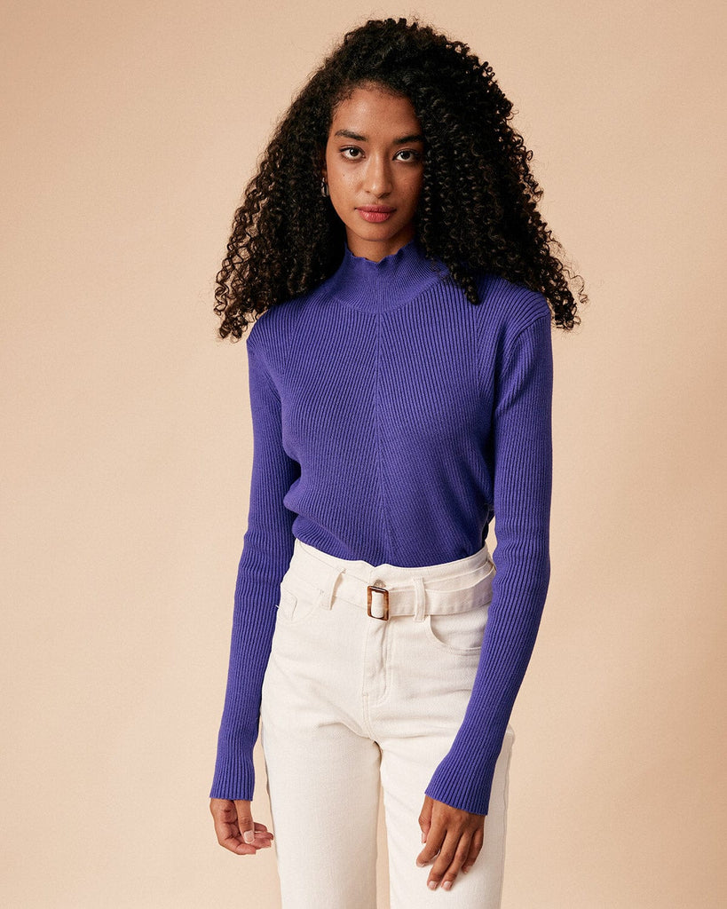 The Sweetheart Neck Knit Top