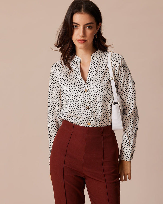 polka dot: Women's Tops & Dressy Tops