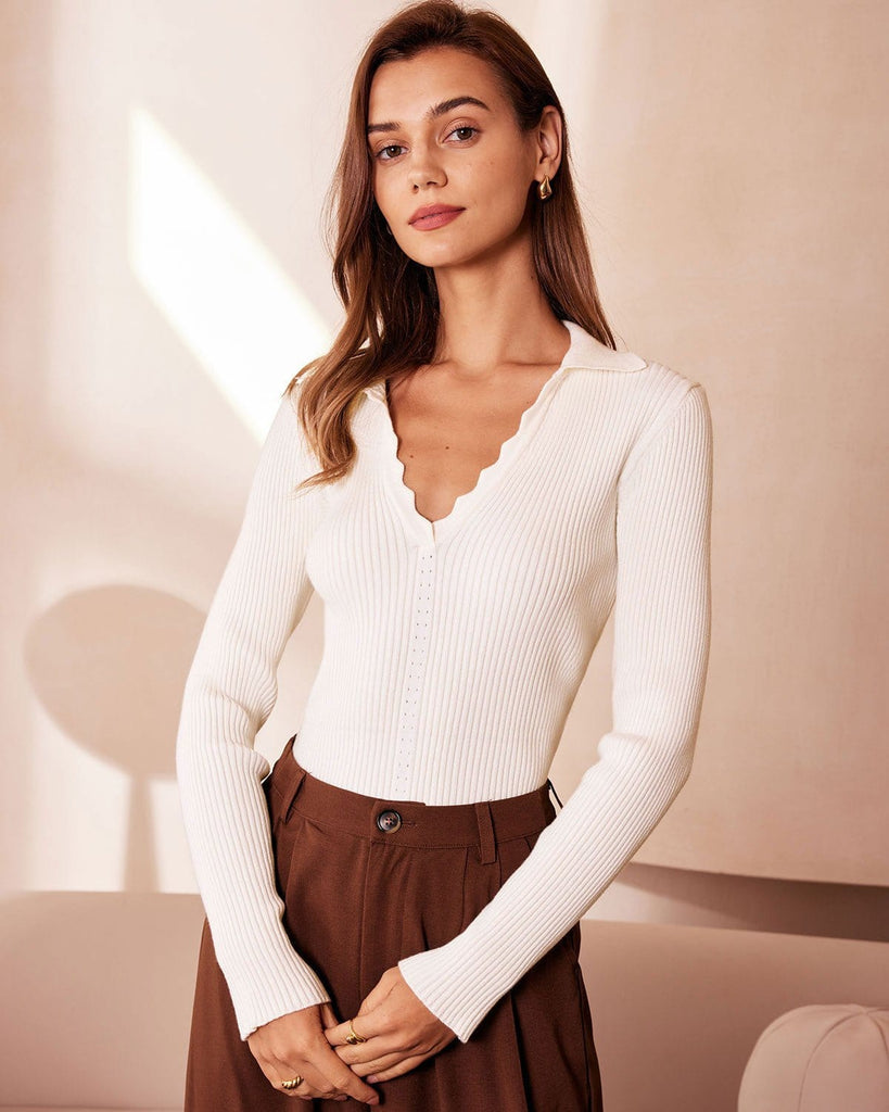 See Through Sleeves Top / V-neck Top / Mesh Sleeves Blouse / Top