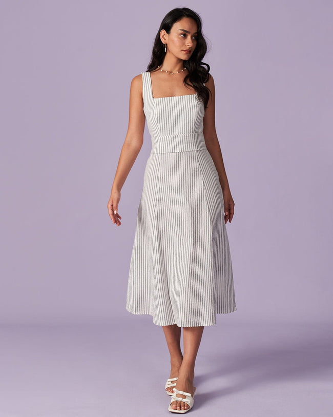 Buy White Square Neck Ruffle Cotton Nightie Slip from Next USA